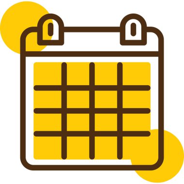 Takvim. Web simgesi basit tasarım