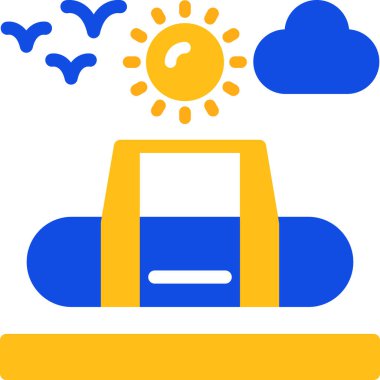 Bulut hava durumu güneş simgesi