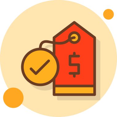 Fiyat Denetimi Basit düz illüstrasyon