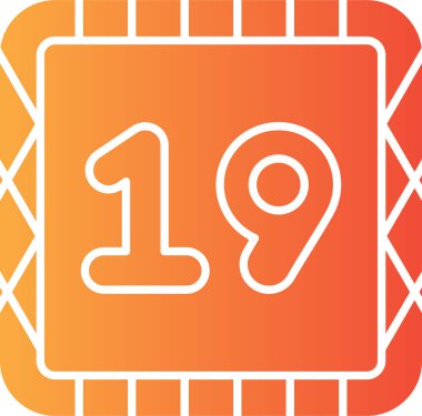 vektör Takvimi Simgesi illüstrasyonu