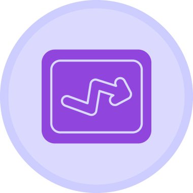 Modern simgenin vektör illüstrasyonu