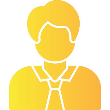 iş adamı simgesi vektör illüstrasyonu