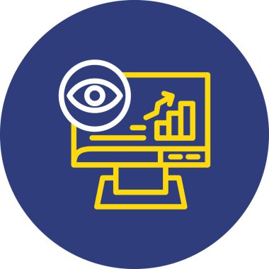 vektör lcd simgesi illüstrasyonu