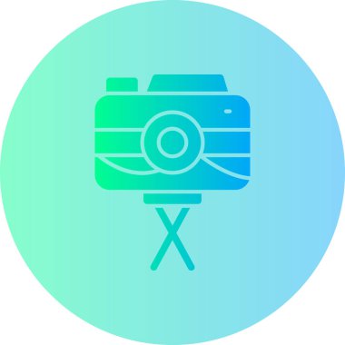 kamera simgesi vektör illüstrasyonu