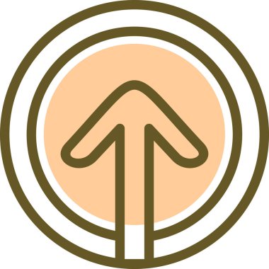 Bir ağaç simgesinin vektör illüstrasyonu