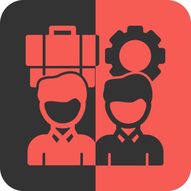 Takım çalışmasının vektör illüstrasyonu