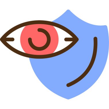 Göz simgesi. vektör illüstrasyonu