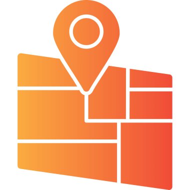 Harita işaretleyici vektör illüstrasyonuName