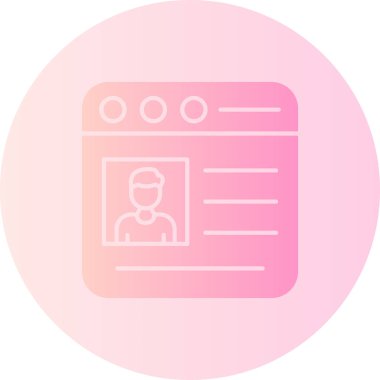 Dosyası olan bir kadının vektör illüstrasyonu