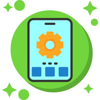 cep telefonu vektör simgesi