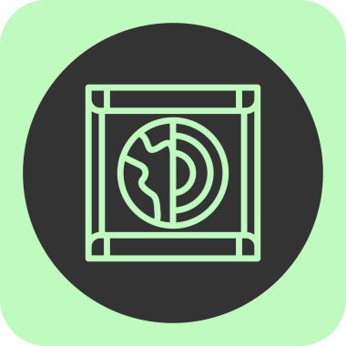 Para için. Web simgesi basit illüstrasyon