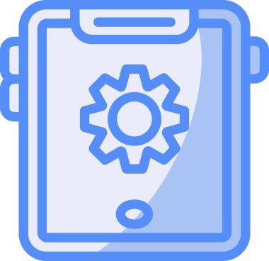 Teçhizat Web simgesi basit illüstrasyon