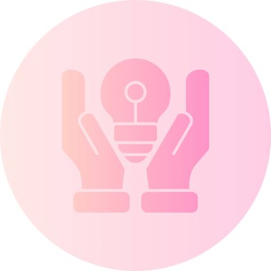 Elinde mum tutan bir kadının vektör çizimi