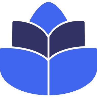 Kitap. Web simgesi basit illüstrasyon