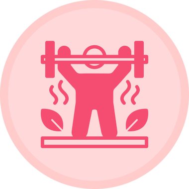 Halter. Web simgesi basit illüstrasyon