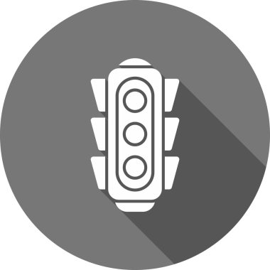 Işık. Web simgesi basit tasarım