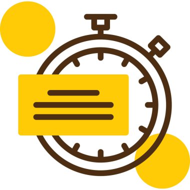 Saatin vektör illüstrasyonu