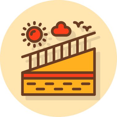 Kek tatlı ikonu vektör illüstrasyonu