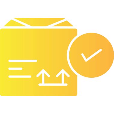 Düz renk ikonu gönder. Beyaz üzerine izole edilmiş vektör illüstrasyonu