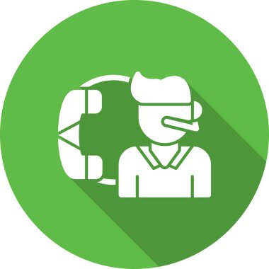 Maske takan bir kadının vektör çizimi