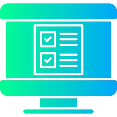 İşaret simgesini işaretle. Web için işaretleme vektör simgelerinin basit illüstrasyonu.