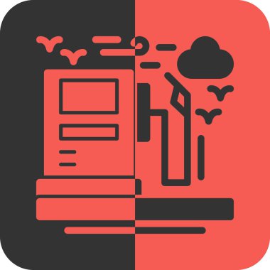 Modern kahvenin vektör çizimi