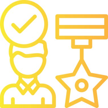 Ödül. Web simgesi basit tasarım