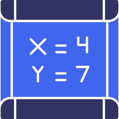 Matematik matematik simgesi - özet biçimi