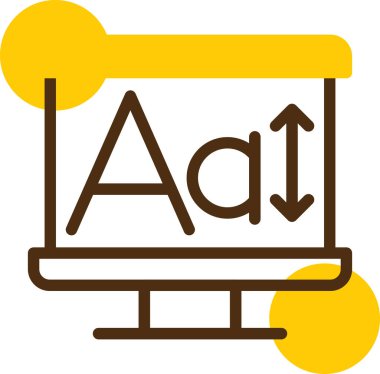 Bir b simgesinin vektör illüstrasyonu