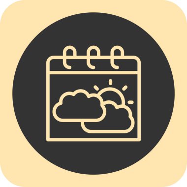 Bulut simgesi vektör illüstrasyonu