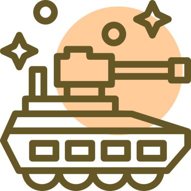 vector illustration of a tank icon