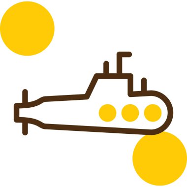 Bir geminin vektör simgesi