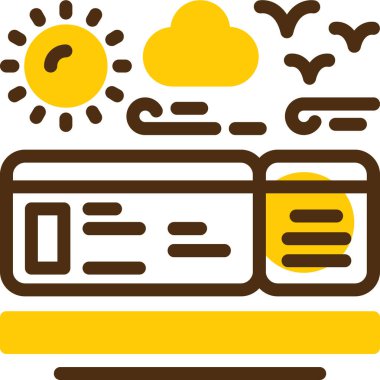 Kahve dükkanı simgesi, vektör illüstrasyonu