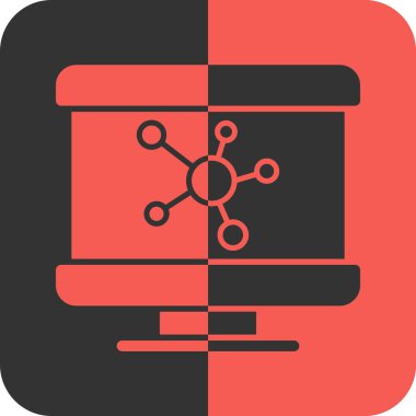 Modern simgenin vektör illüstrasyon tasarımı