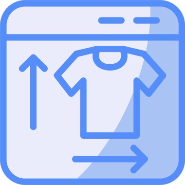 giysi giysi simgesi - taslak biçimi