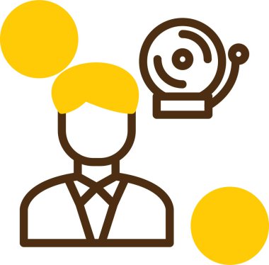 Simgenin iş simgesinin vektör illüstrasyonu