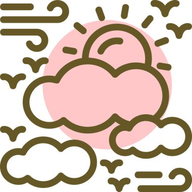 hava simgesi vektör illüstrasyonu