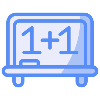 Matematik matematik simgesi doldurulmuş ana hatlar biçiminde