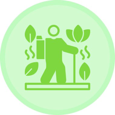 Ekoloji Kavram Vektörü illüstrasyonu