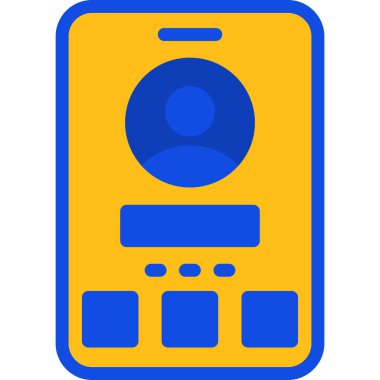 Simgeyi ara. Web için telefon vektör simgelerinin düz çizimi