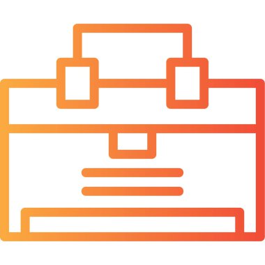 çanta çanta çanta simgesi ana hat biçiminde