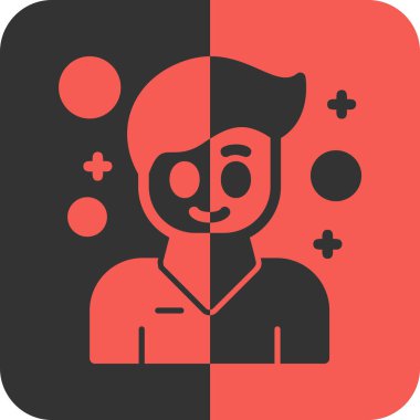 avatar adam simgesi düz stil