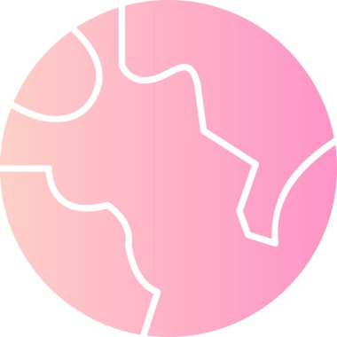 harita simgesi vektör illüstrasyonu