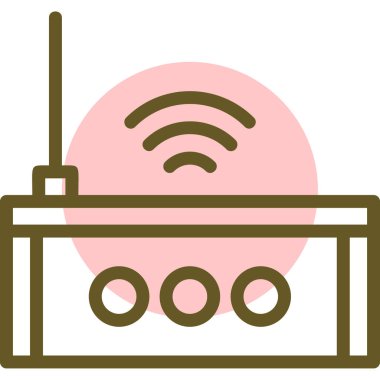 Anten. Web simgesi basit tasarım