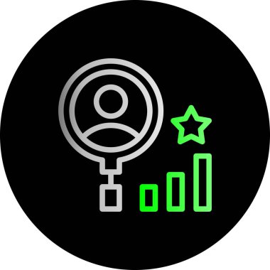 seo modern simgesinin vektör illüstrasyonu