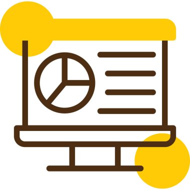 ticari analiz raporu simgesi - ana hatlar biçimi