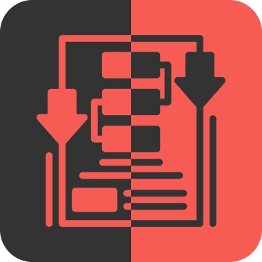 belge dosya simgesi doldurulmuş özet biçimi