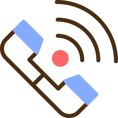 Kablosuz. Web simgesi basit illüstrasyon