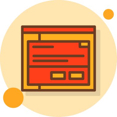 tarayıcı web simge vektör çizim