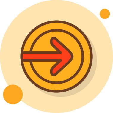 ok yönü simgesi doldurulmuş - taslak biçimi